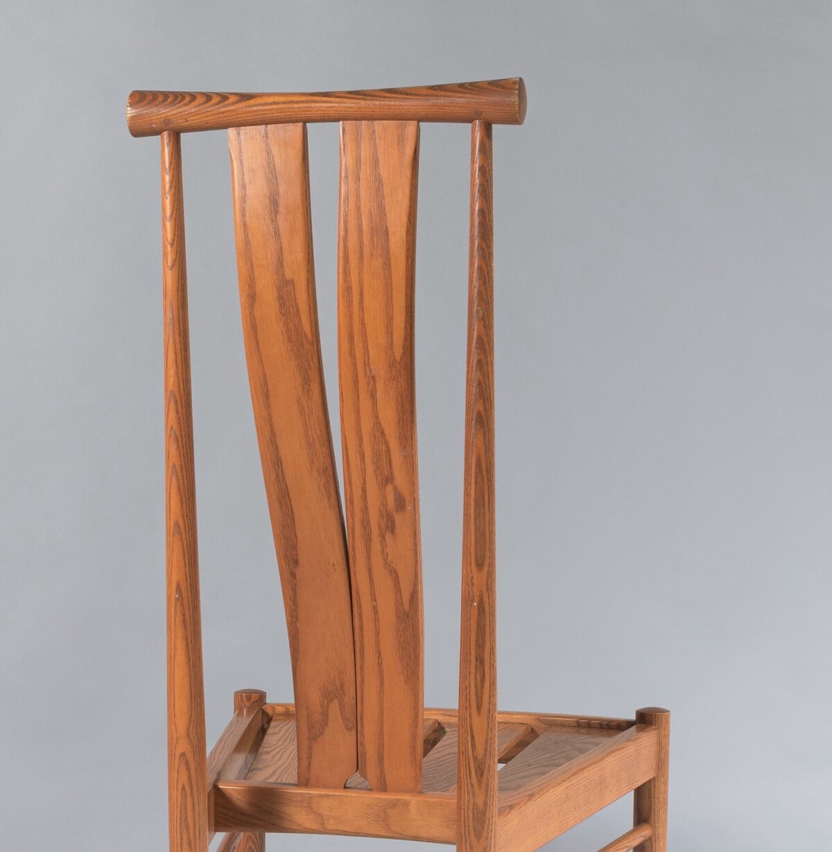 Stylish Set of 6 Modern Ash and Elm High Back Dining Room Chairs By Ercol - Image 6