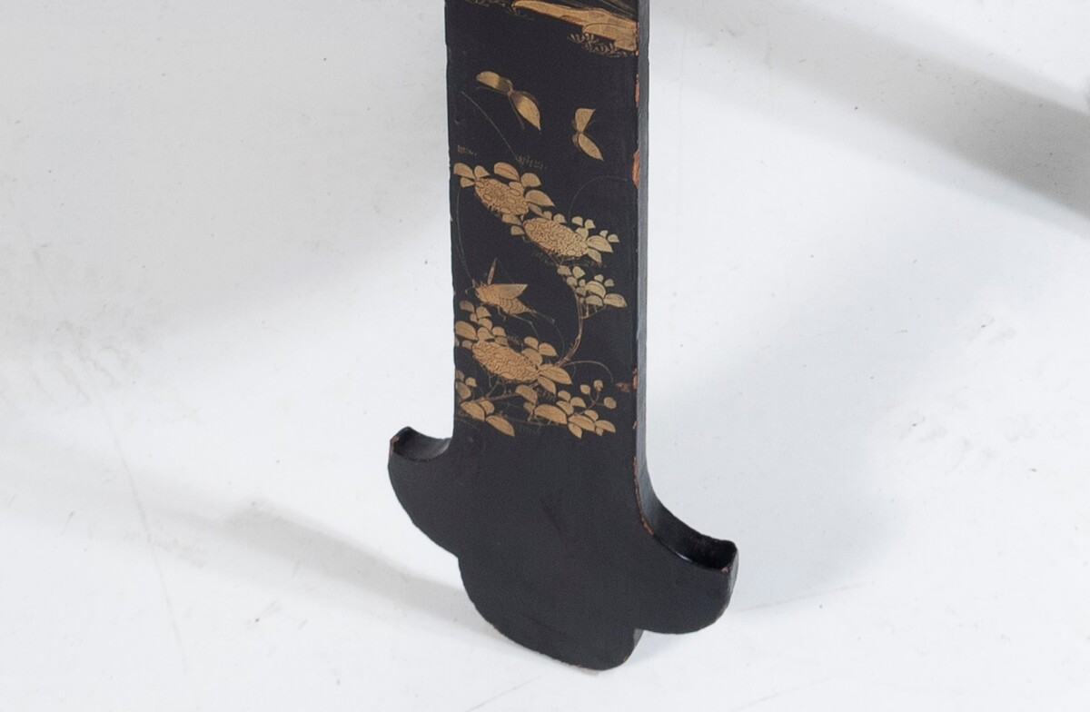 Antique Oriental Chinoiserie Ebonised and Gilt Circular Japanese Occasional Side Table - Image 8