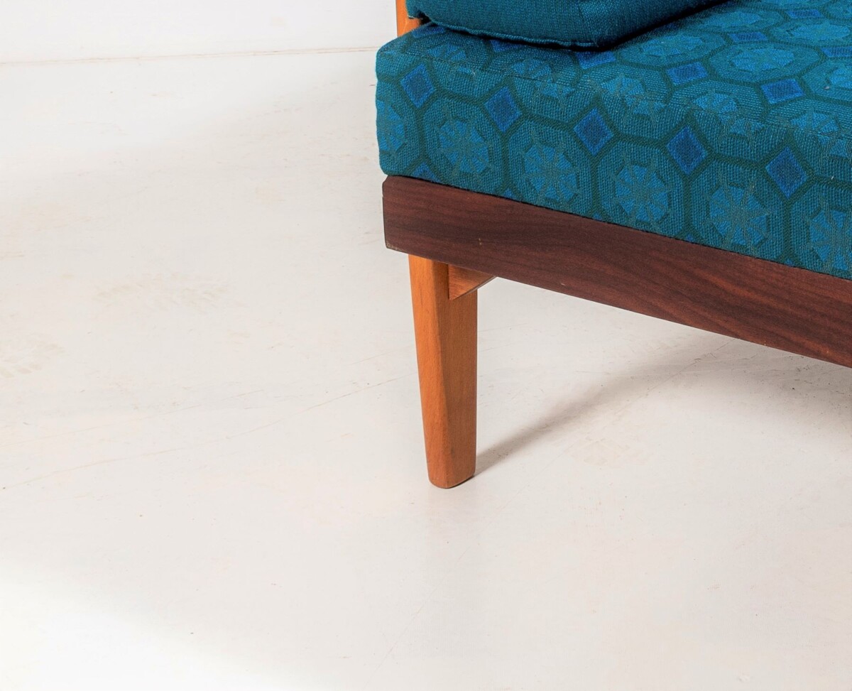 1960s Mid Century Teak 'Svanette' Daybed Sofa by Ingmar Relling in its Original Fabric - Image 16
