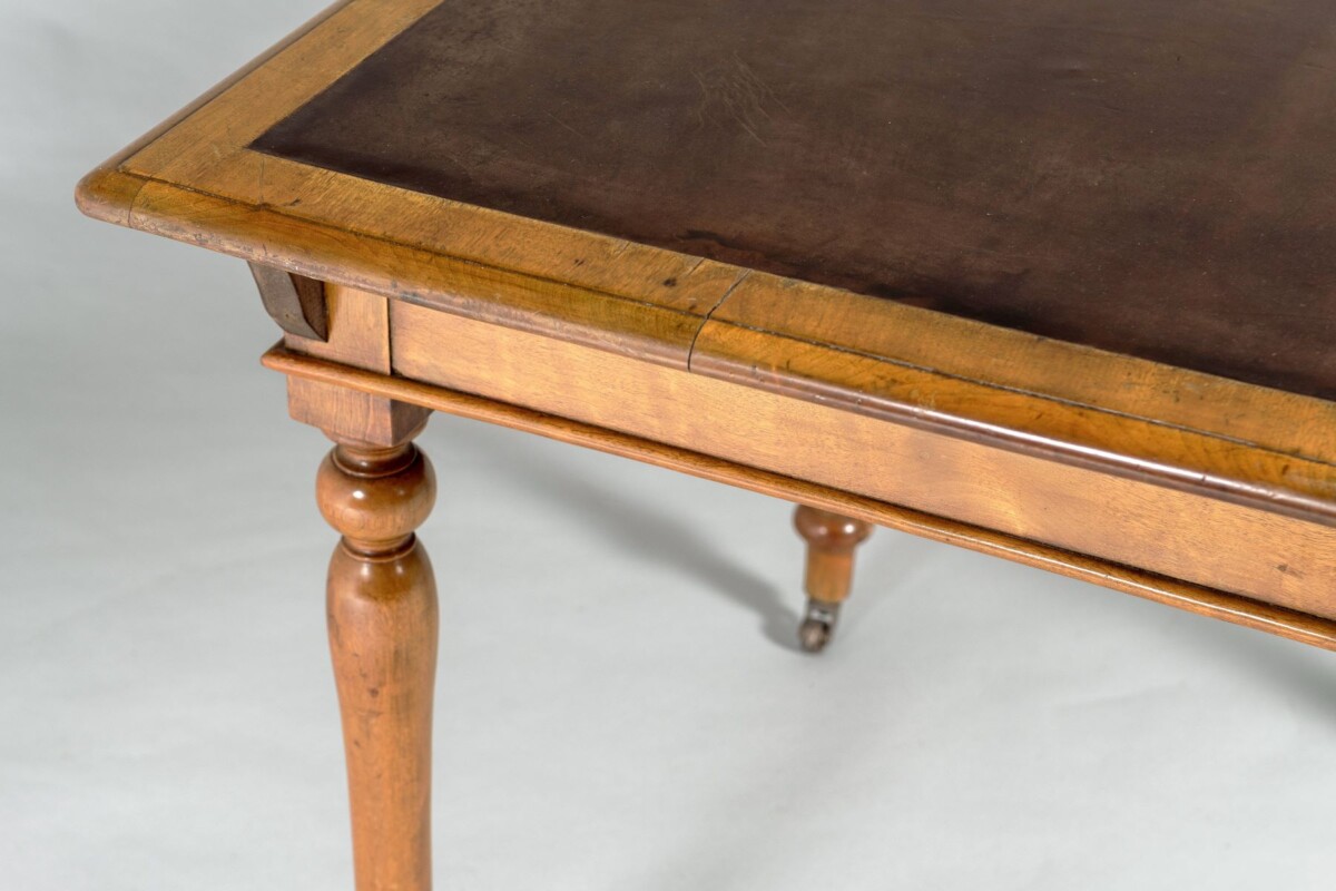Small Satin Birch Writing Desk by Heal & Son London - Image 6