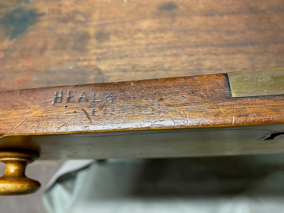 Small Satin Birch Writing Desk by Heal & Son London - Image 15