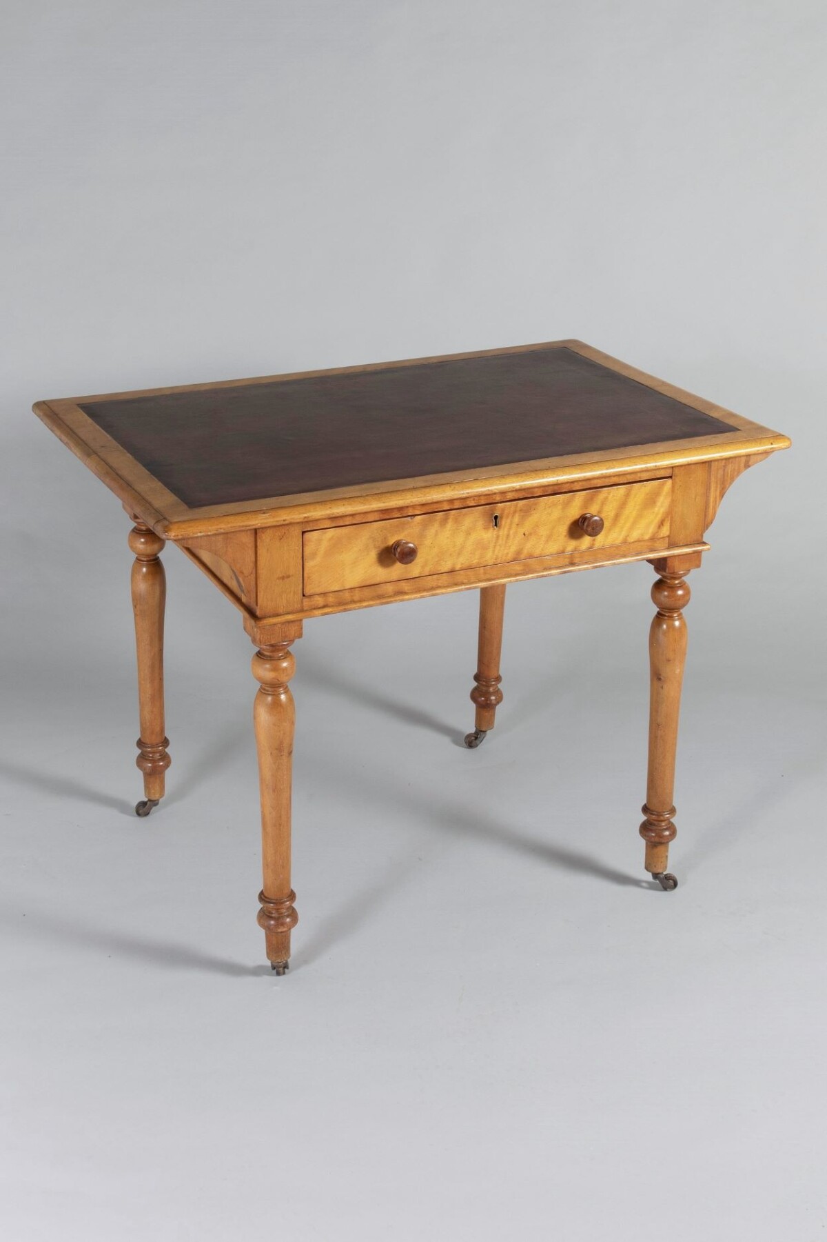 Small Satin Birch Writing Desk by Heal & Son London - Image 10