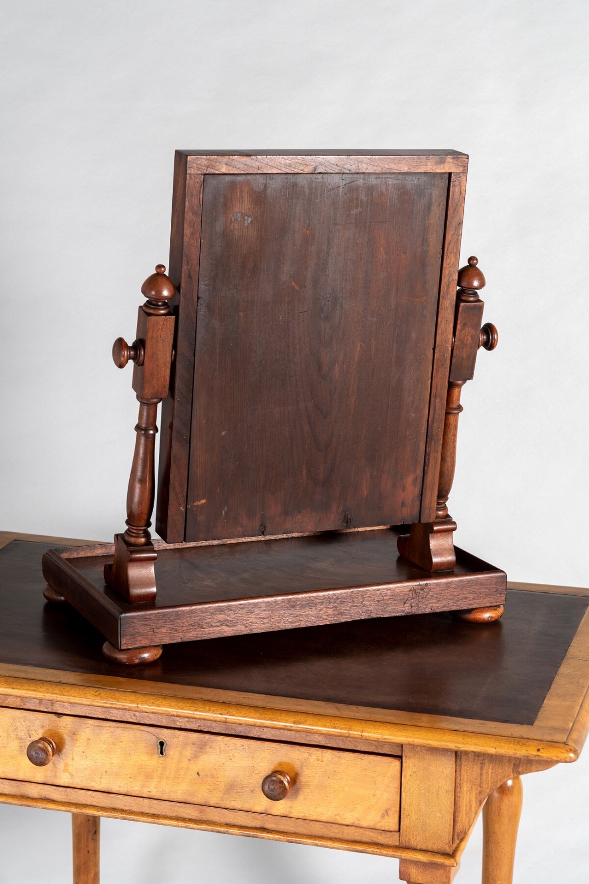 Superb Quality 1920s Antique Dressing Table Swing Mirror with Jewellery Counter - Image 12
