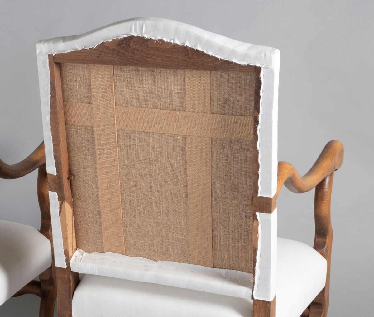 A Pair of French Os de Mouton (sheep Bone) Oak Armchairs - 19th Century - Image 10