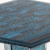 A Vibrant 1970s Burmese Hand Painted Occasional Side Table, Kashmiri in Style - Image 2
