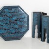 A Vibrant 1970s Burmese Hand Painted Occasional Side Table, Kashmiri in Style - Image 10