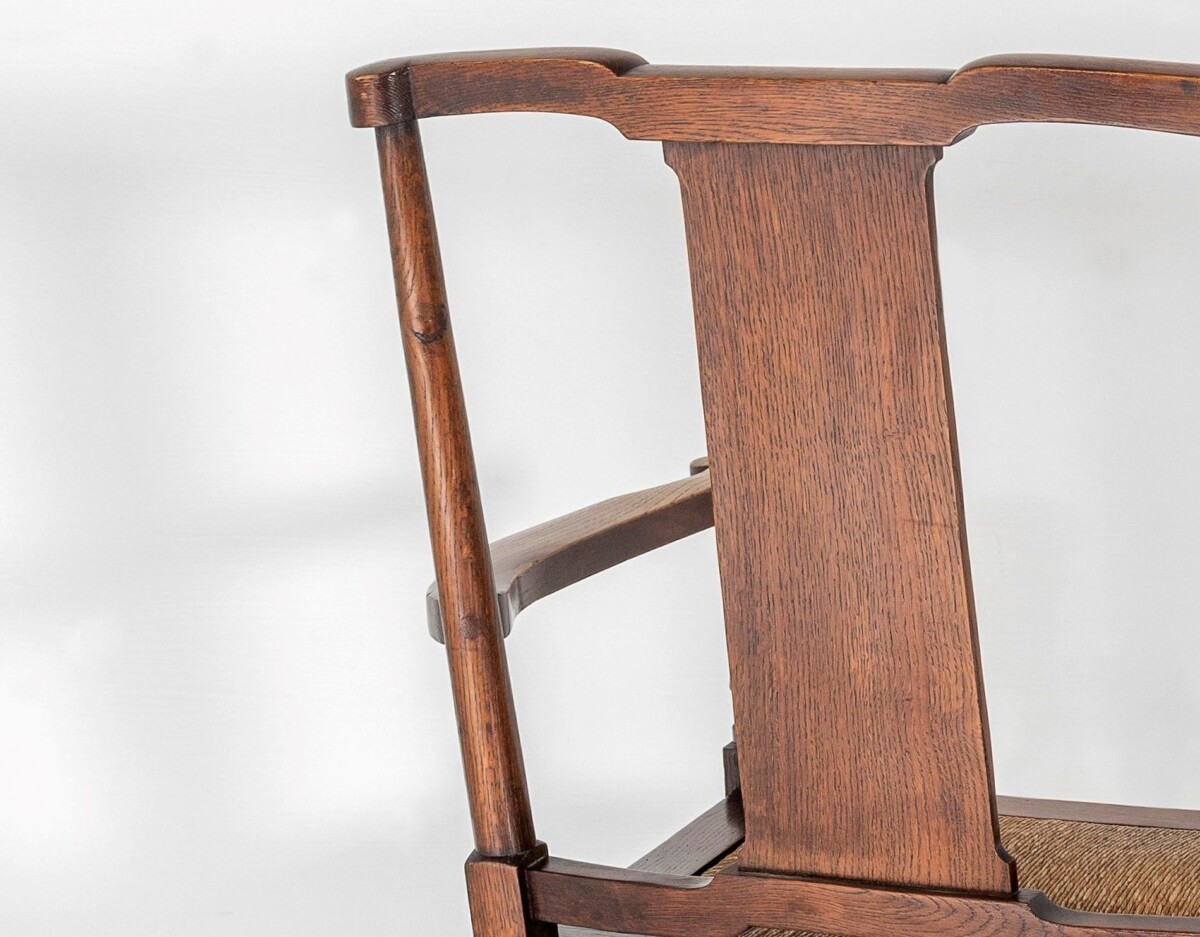 Oak Arts & Craft Bench Seat in the manner of Richard Norman Shaw for William Morris & Co - Image 14
