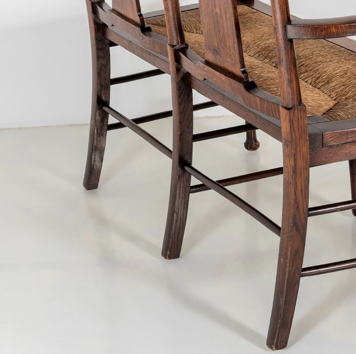 Oak Arts & Craft Bench Seat in the manner of Richard Norman Shaw for William Morris & Co - Image 11