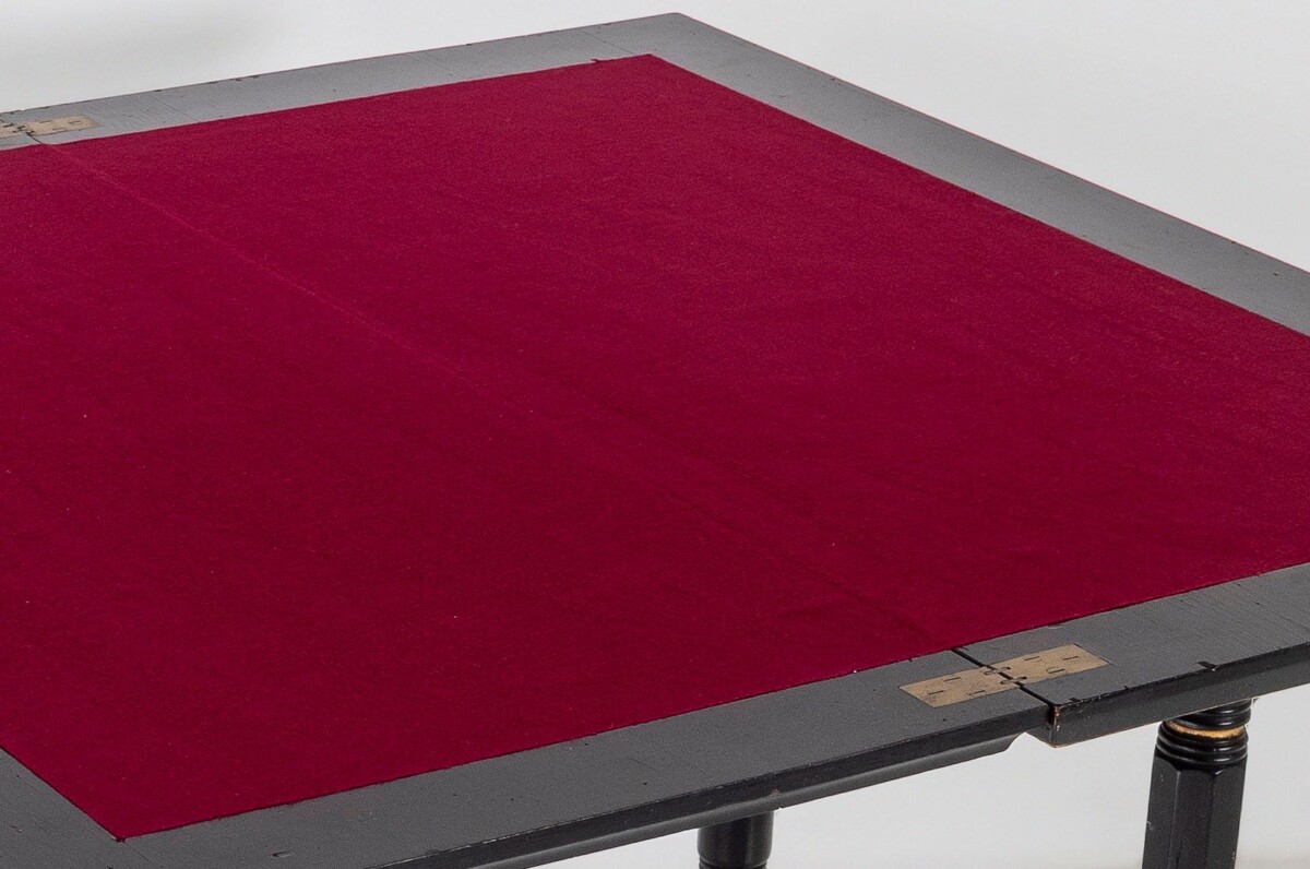 Aesthetic Movement Ebonised Console and Card Table By James Shoolbred London - Image 10