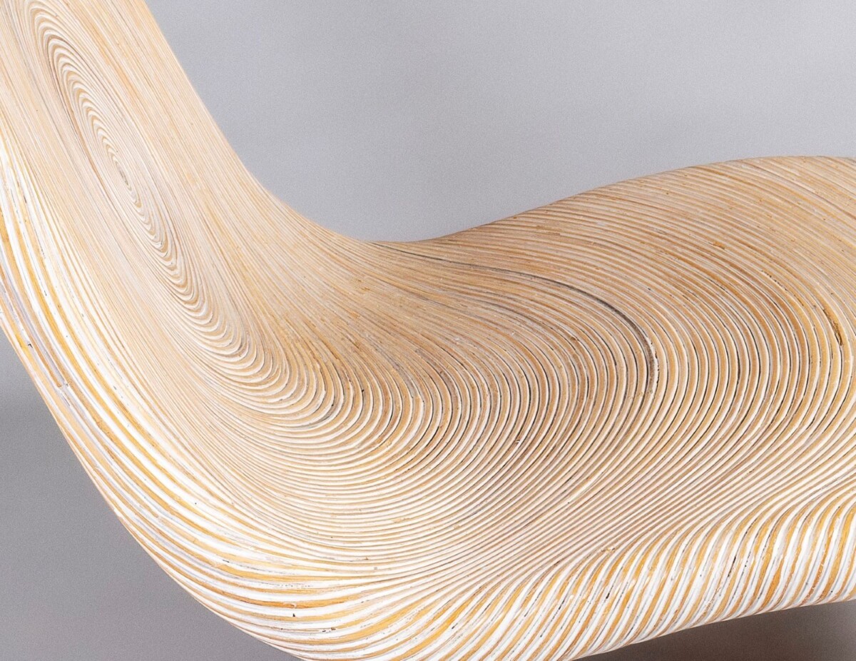 Designer Coconut Wicker Low Lounge Chair by Clayton Tugonon for Snug - Image 9