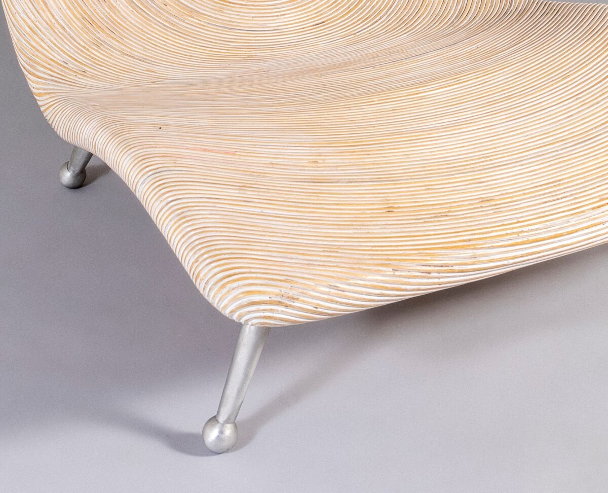 Designer Coconut Wicker Low Lounge Chair by Clayton Tugonon for Snug - Image 5