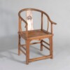 A 19th Century Antique Chinese Elm Horseshoe Armchair Late Qing