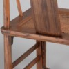 A 19th Century Antique Chinese Elm Horseshoe Armchair Late Qing - Image 8