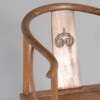 A 19th Century Antique Chinese Elm Horseshoe Armchair Late Qing - Image 15