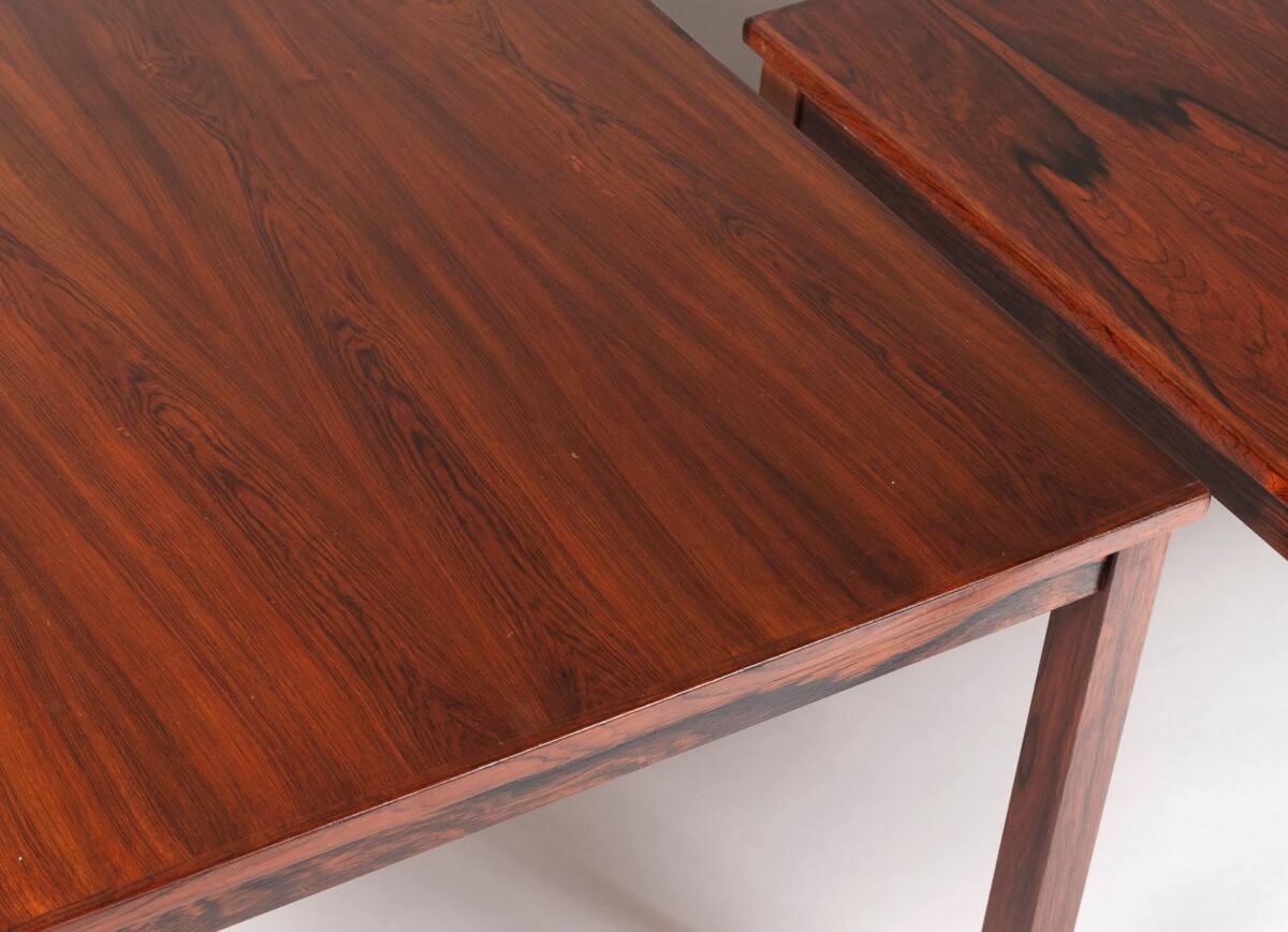 A Pair of 1960/70s Mid Century Modern Danish Rosewood Square Coffee Tables - Image 12