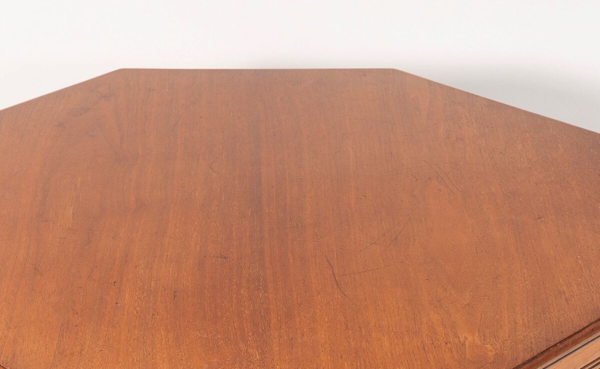 Late Victorian Aesthetic Movement Octagonal Walnut Window Table or Side Table - Image 10