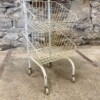 1970s Mid Century Vintage Wire Basket Metal Shop Rack | Kitchen Storage - Image 6