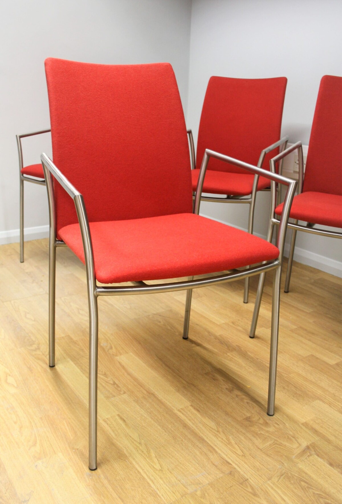Skovby SM59 Steel Brushed Dining Chairs - set of 4 - Image 7