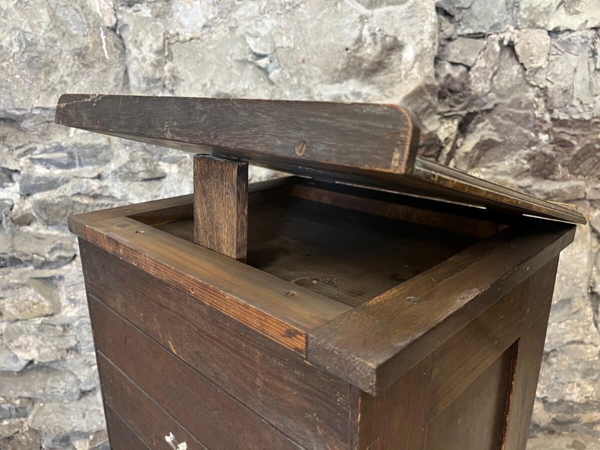 French Tambour Oak Filing Cabinet Storage Lectern - Delivery Included - Image 5