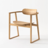 HIDA Suwari Lounge Chair with Wooden Seat - Japanese Oak