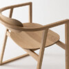HIDA Suwari Lounge Chair with Wooden Seat - Japanese Oak - Image 3