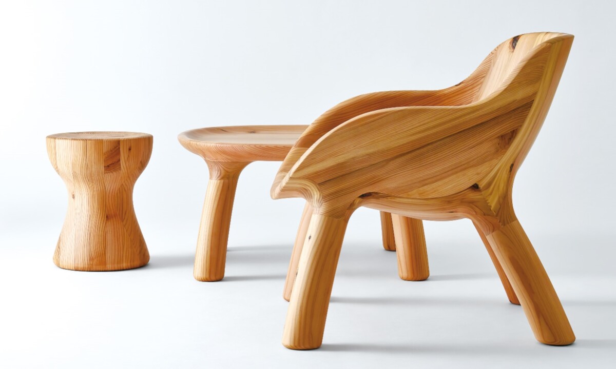 HIDA Shinra Cedar Tree Coffee Table | By ATSUHIKO MISAWA - Image 3