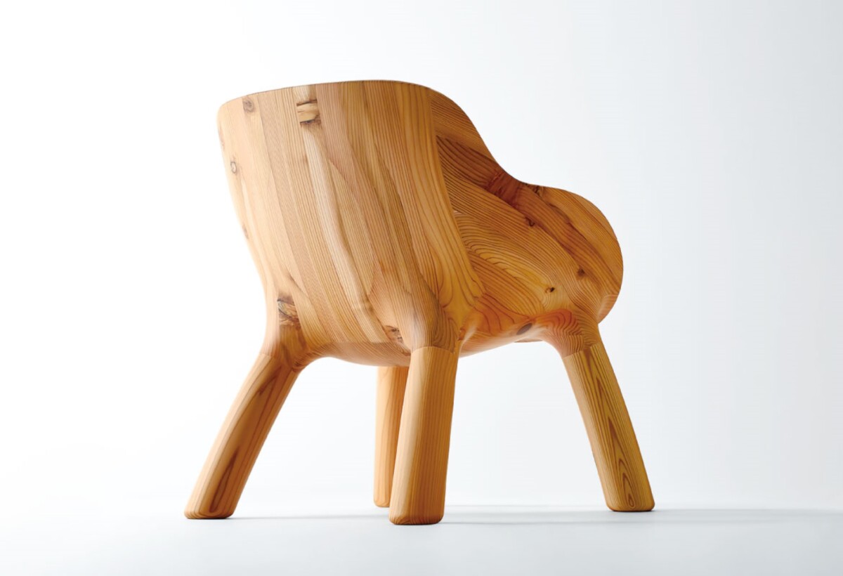 HIDA Shinra Cedar Lounge Tree Chair | By ATSUHIKO MISAWA - Image 4