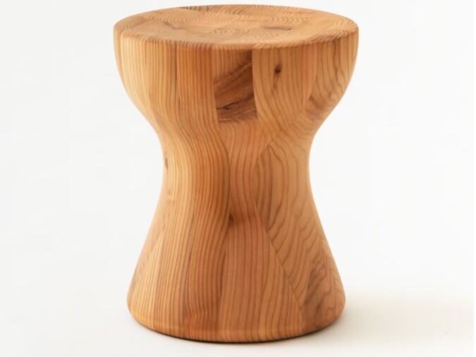 HIDA Shinra Cedar Tree Stool | By ATSUHIKO MISAWA