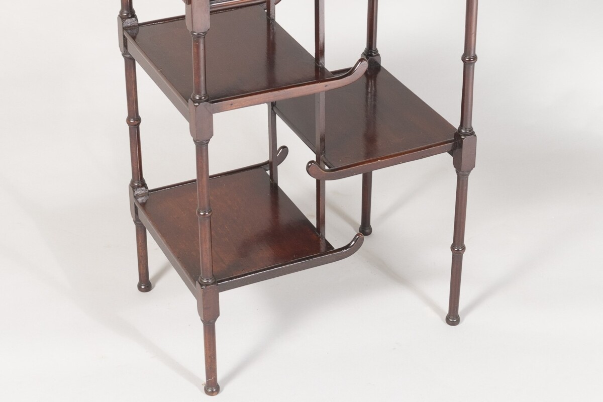 Antique Anglo-Japanese Pagoda Side Table in the manner of E W Godwin - Image 4