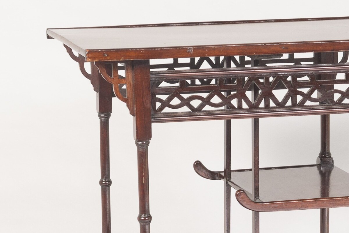 Antique Anglo-Japanese Pagoda Side Table in the manner of E W Godwin - Image 9