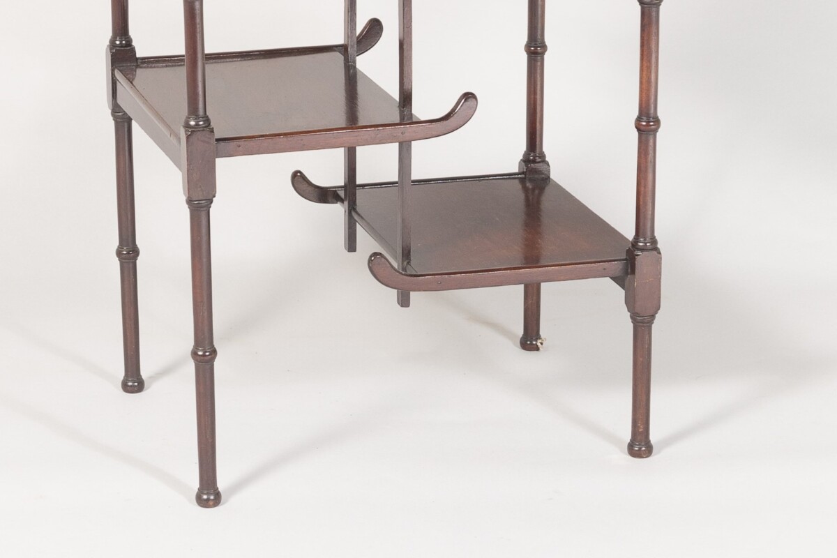 Antique Anglo-Japanese Pagoda Side Table in the manner of E W Godwin - Image 7