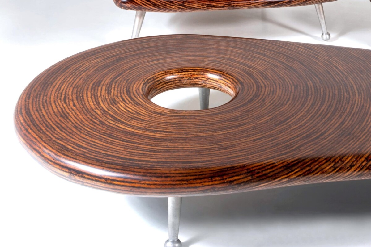 Designer Clayton Tugonon Coconut Lounge Chair and Table Set | Coco Twig Furniture by Snug - Image 4
