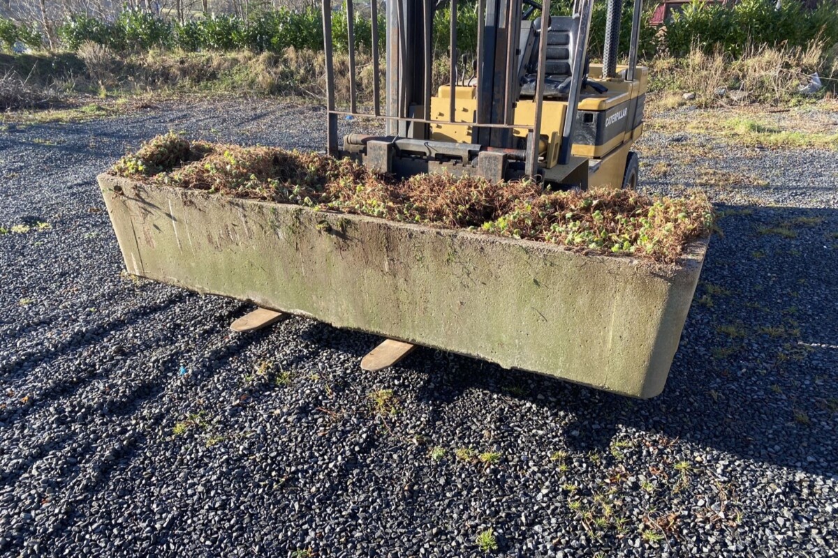 Large Scale 1970s Concrete Planter Trough in the Manner of Willy Guhl