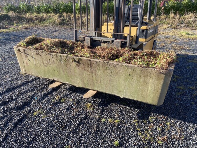 Large Scale 1970s Concrete Planter Trough in the Manner of Willy Guhl