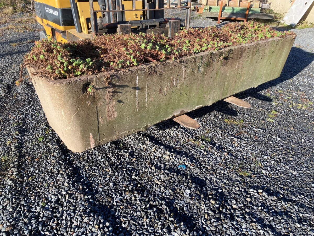 Large Scale 1970s Concrete Planter Trough in the Manner of Willy Guhl - Image 3