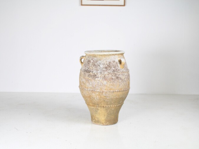 Large 19th Century Grecian Terracotta Pithari Oil Jar | Olive Pot Garden Planter