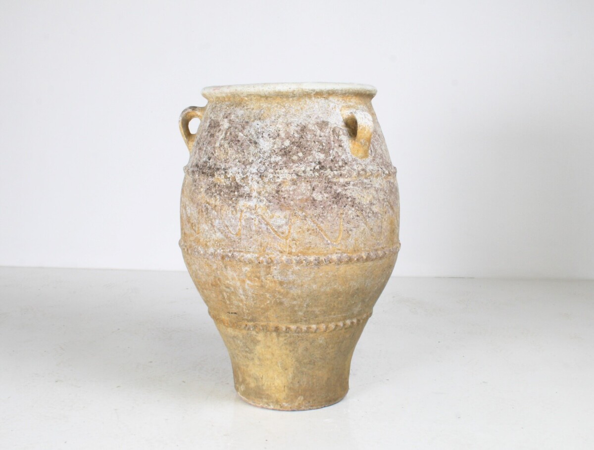 Large 19th Century Grecian Terracotta Pithari Oil Jar | Olive Pot Garden Planter - Image 7
