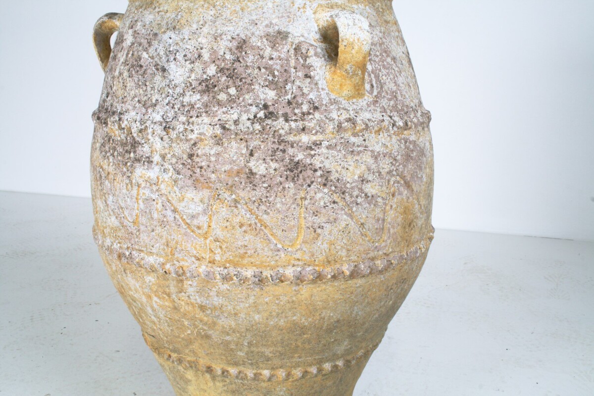 Large 19th Century Grecian Terracotta Pithari Oil Jar | Olive Pot Garden Planter - Image 6