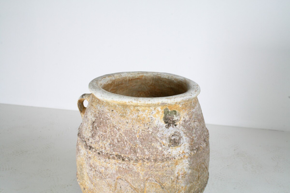 Large 19th Century Grecian Terracotta Pithari Oil Jar | Olive Pot Garden Planter - Image 9