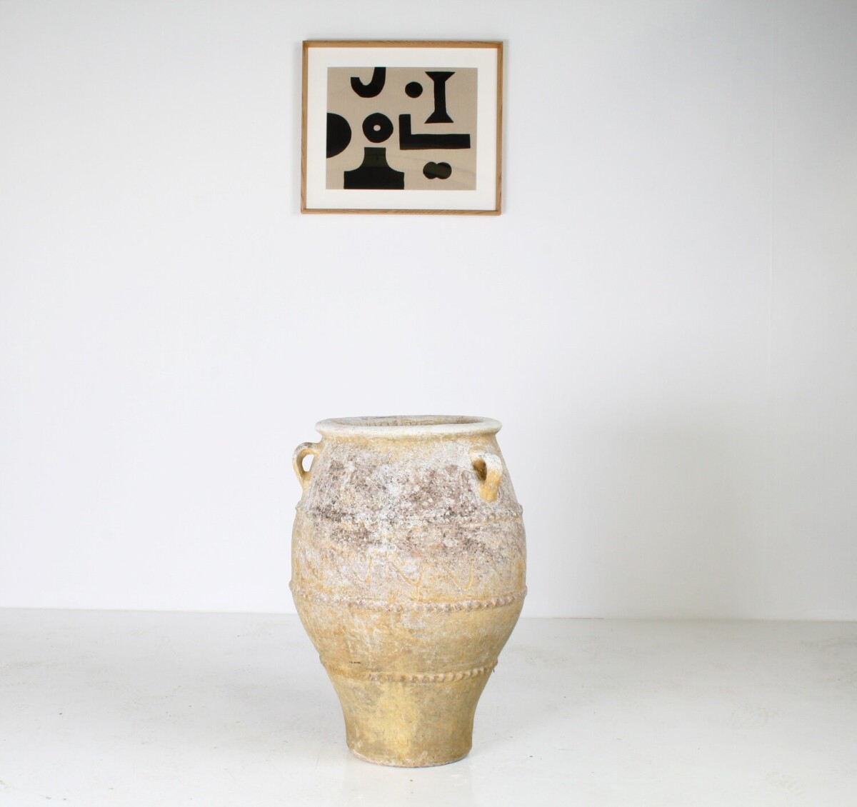 Large 19th Century Grecian Terracotta Pithari Oil Jar | Olive Pot Garden Planter - Image 3