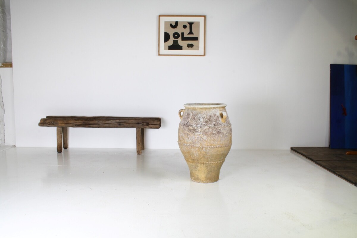 Large 19th Century Grecian Terracotta Pithari Oil Jar | Olive Pot Garden Planter - Image 15