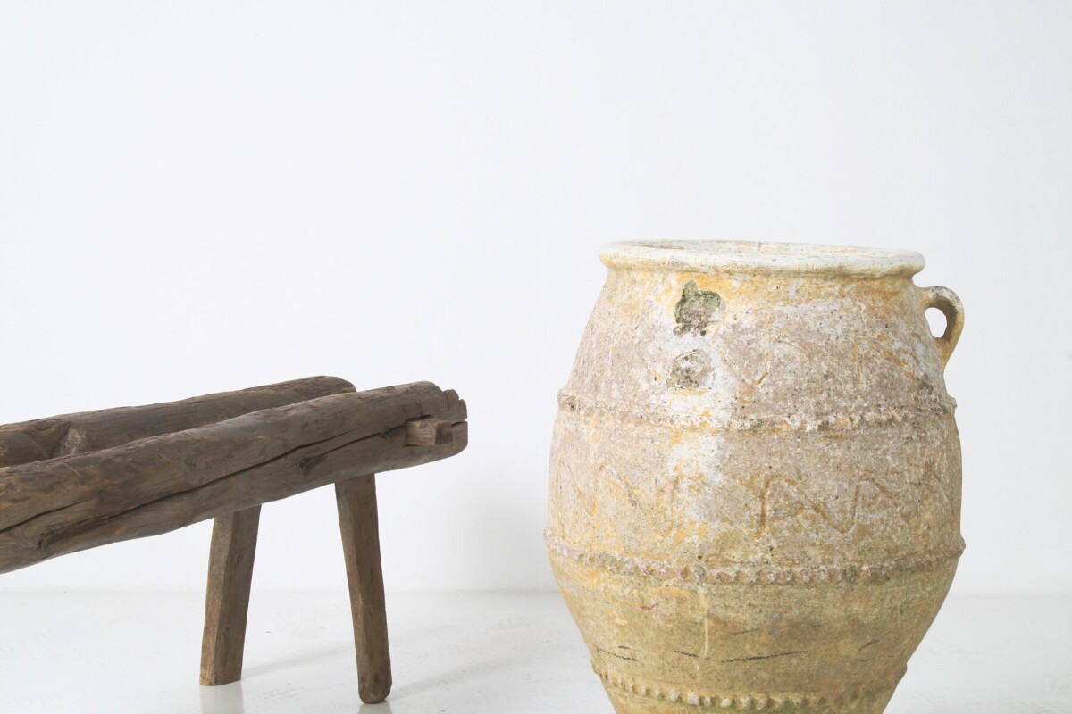 Large 19th Century Grecian Terracotta Pithari Oil Jar | Olive Pot Garden Planter - Image 11