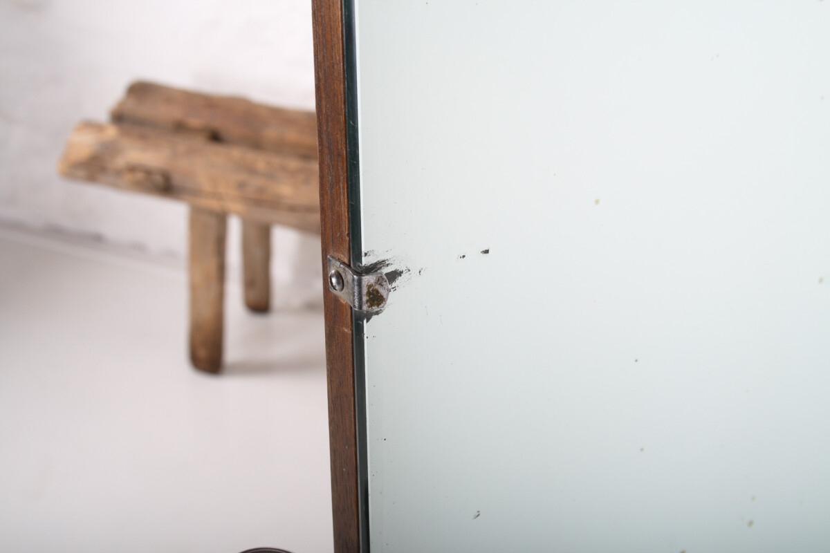 1960s Mid Century Industrial Chrome Floor Standing Cheval Mirror - Image 16