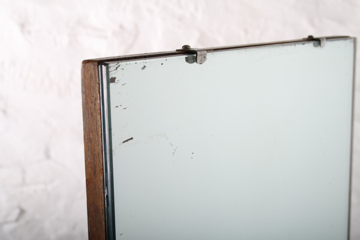 1960s Mid Century Industrial Chrome Floor Standing Cheval Mirror - Image 15