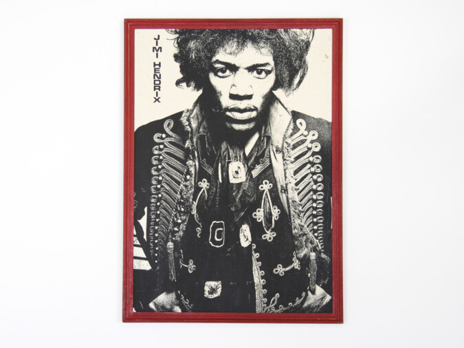 Rare Original Large Format Jimi Hendrix ‘Classic’ 1967 Gered Mankowitz Art Poster