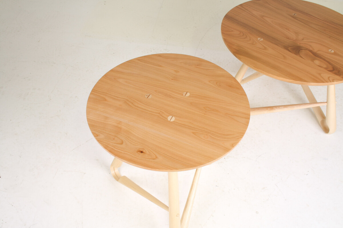 Handcrafted Bentwood Side Table ‘Sŵs’ Collection - By Welsh Artist Dylan Glyn - Image 3