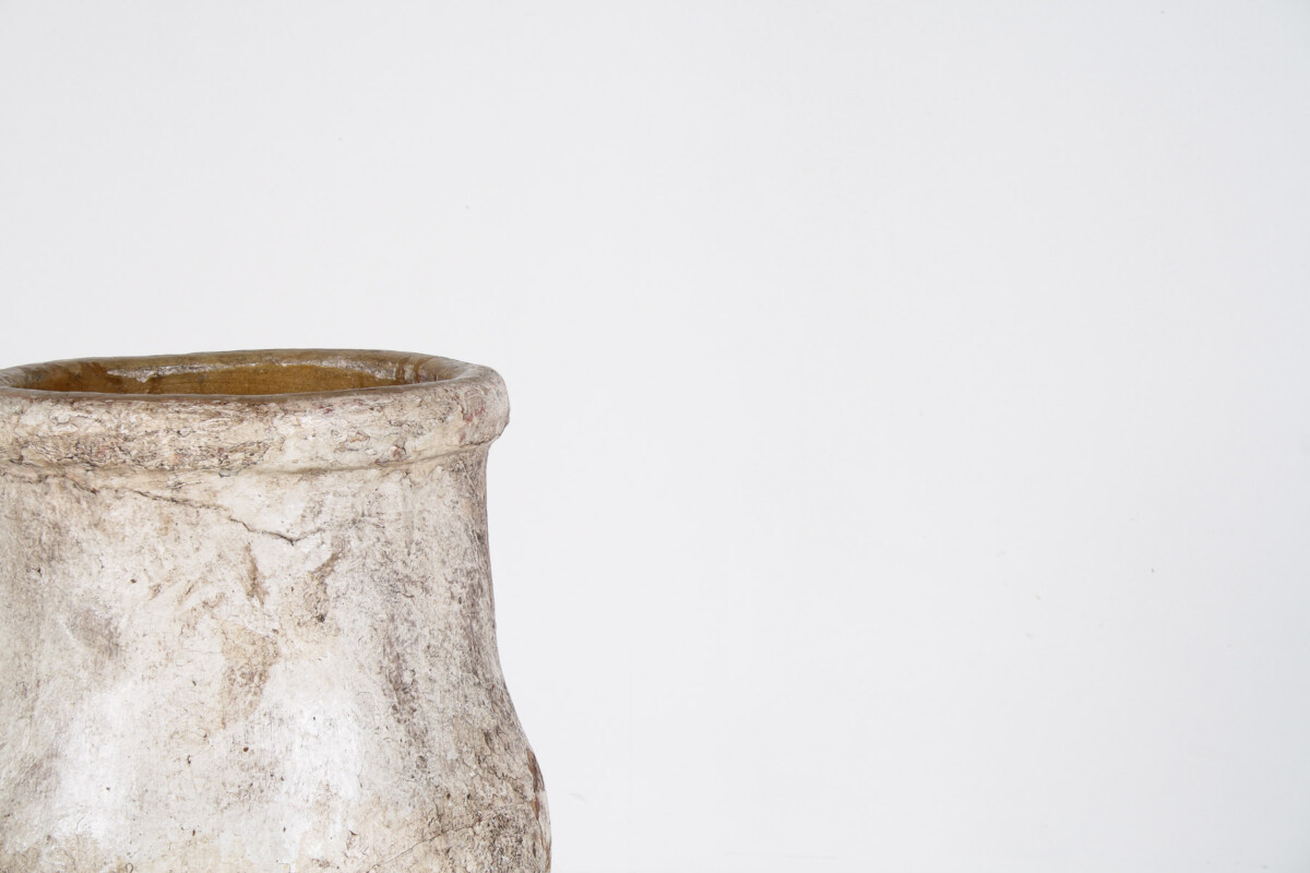 Large Floor Standing Amphora Olive Pot Garden Planter with Aged Patina - Image 17