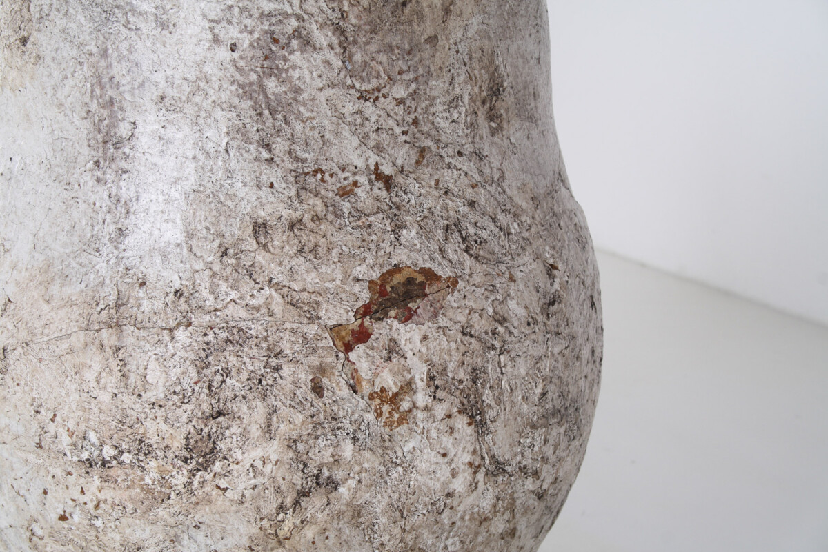 Large Floor Standing Amphora Olive Pot Garden Planter with Aged Patina - Image 15
