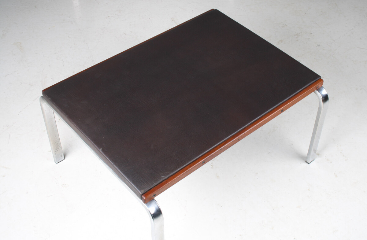 Mid-Century 1970s Brown Leather and Chrome Chair Set by Hans Eichenberger - Image 14