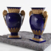 A Pair of Large Vintage 1980s Rococo Regency Vases By Agostinelli Italy for Harrods. - Image 2